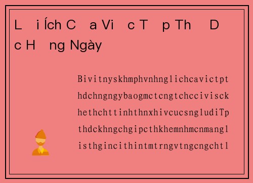 Lợi Ích Của Việc Tập Thể Dục Hằng Ngày