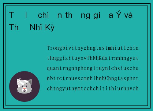Tỉ lệ chiến thắng giữa Ý và Thổ Nhĩ Kỳ