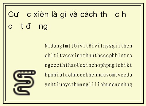 Cược xiên là gì và cách thức hoạt động
