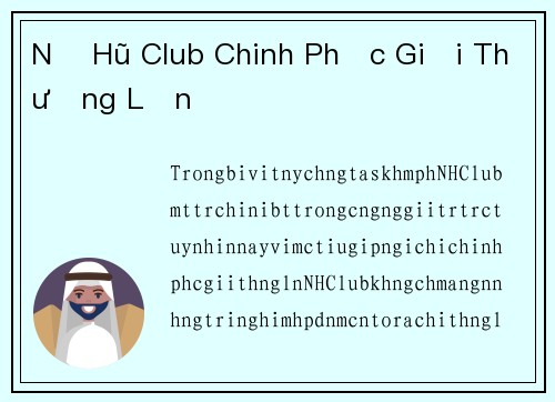 Nổ Hũ Club Chinh Phục Giải Thưởng Lớn