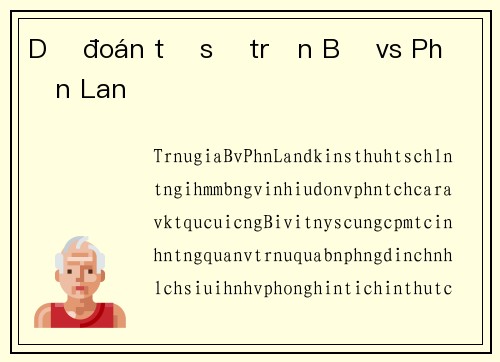 Dự đoán tỷ số trận Bỉ vs Phần Lan